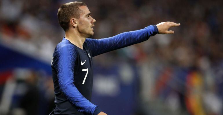 Antoine Griezmann, durante un amistoso con Francia