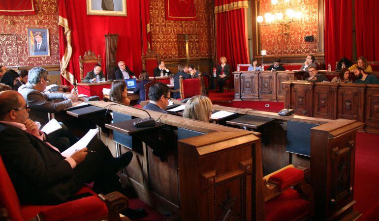 Sala de Plens de l'ajuntament de Tarragona.