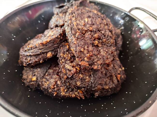 Morcilla con arroz de La Cotera
