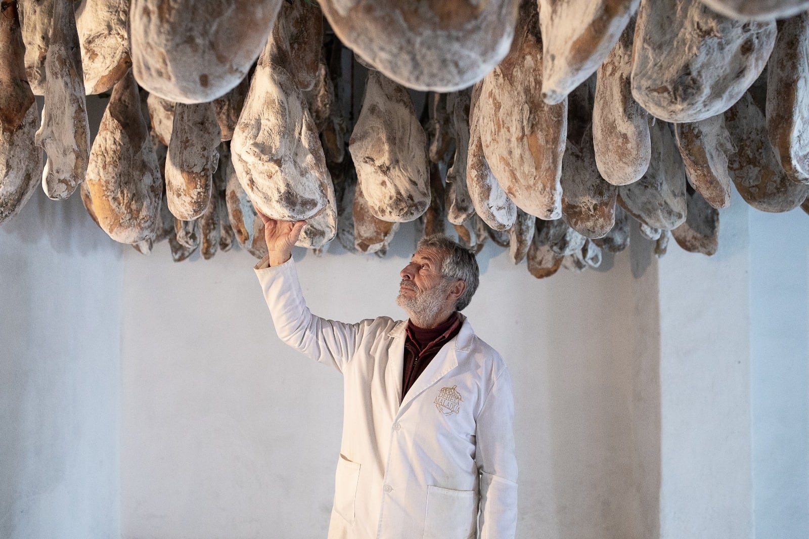 Eduardo Donato produce uno de los jamones más caros del mundo.