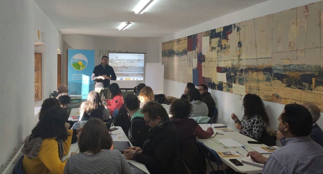 Participantes en los talleres de ecoturismo celebrados en Boceguillas