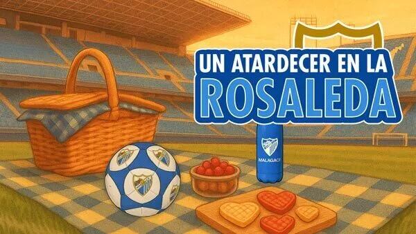 El Málaga realizará este domingo una iniciativa pionera en el césped del estadio de La Rosaleda