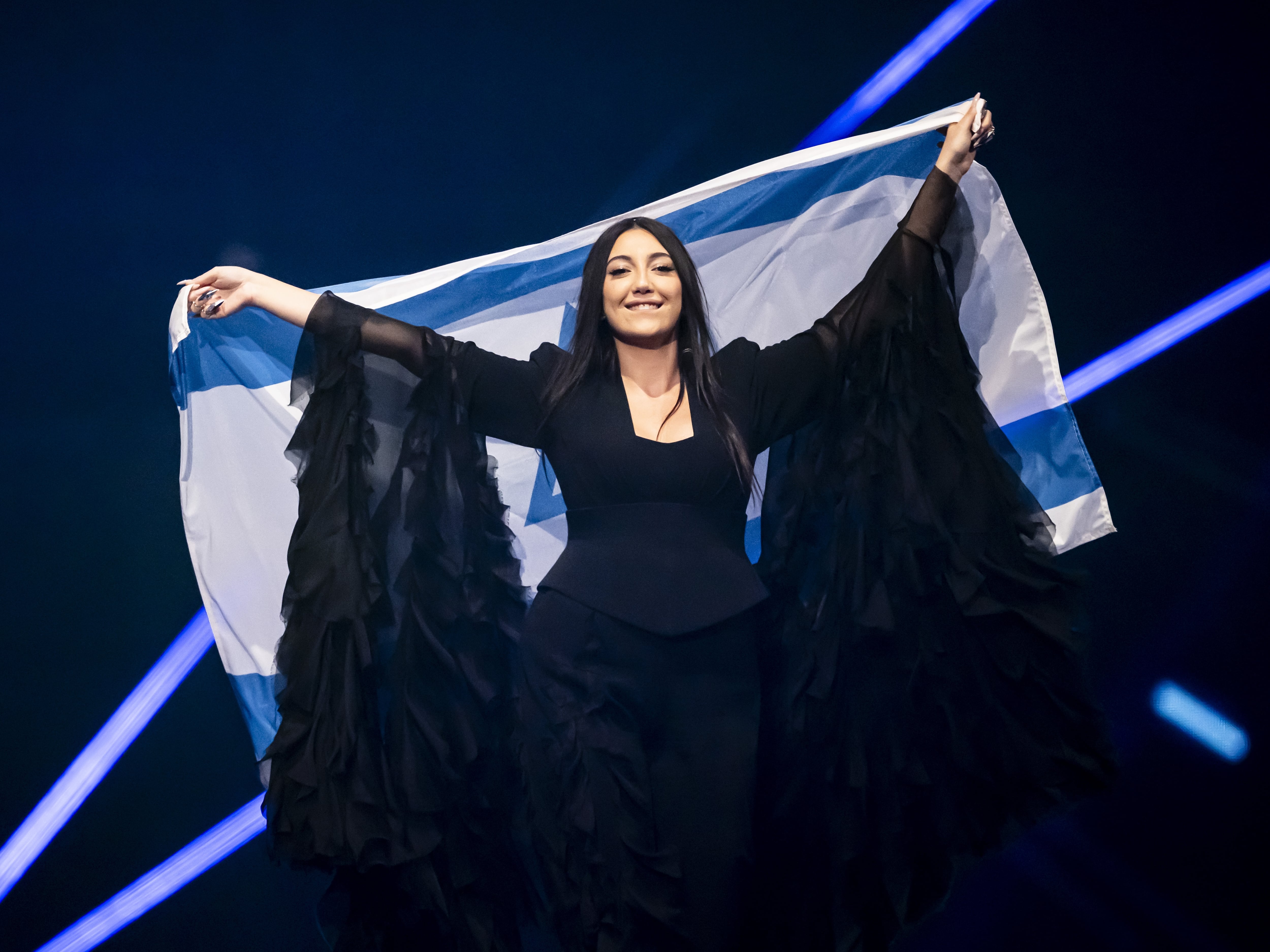 La representante de Israel en Eurovisión, Yuval Raphael.