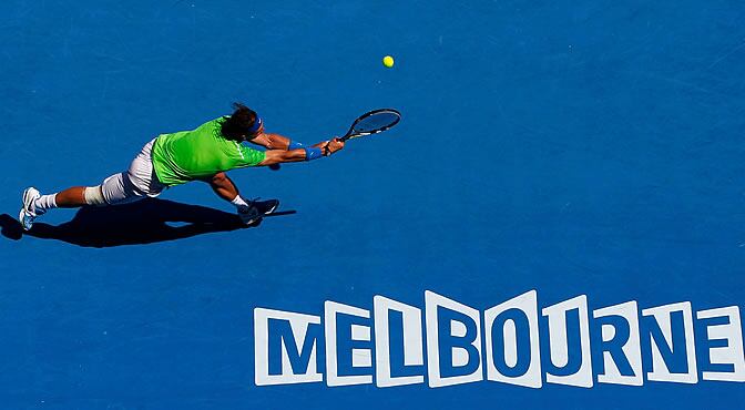 Nadal, en el Open de Australia