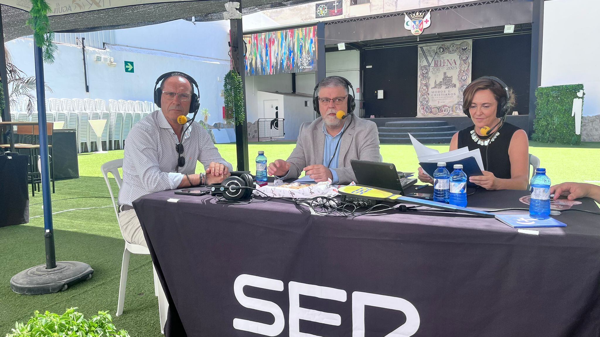 Alcalde y concejal de fiestas