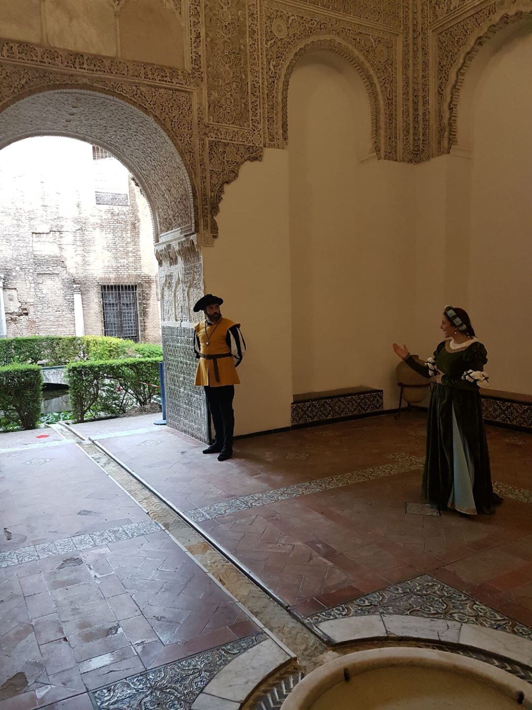 La primera circunnavegación al mundo representada en las visitas teatralizadas del Alcázar de Sevilla