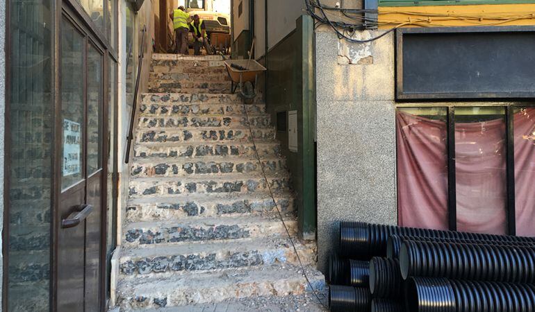 Obras Calle Alcaudetejo