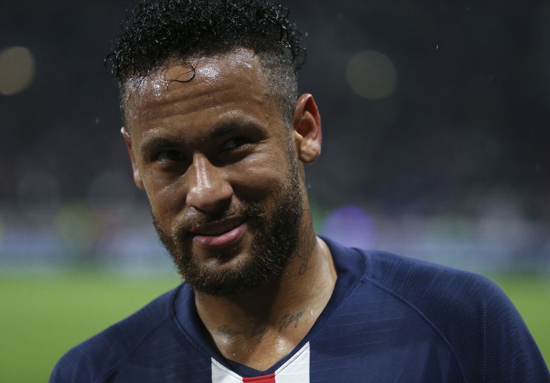Neymar, en un partido del PSG
