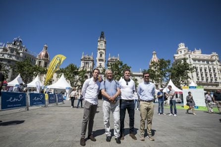 Joan Ribó y Giuseppe Grezzi en el medio