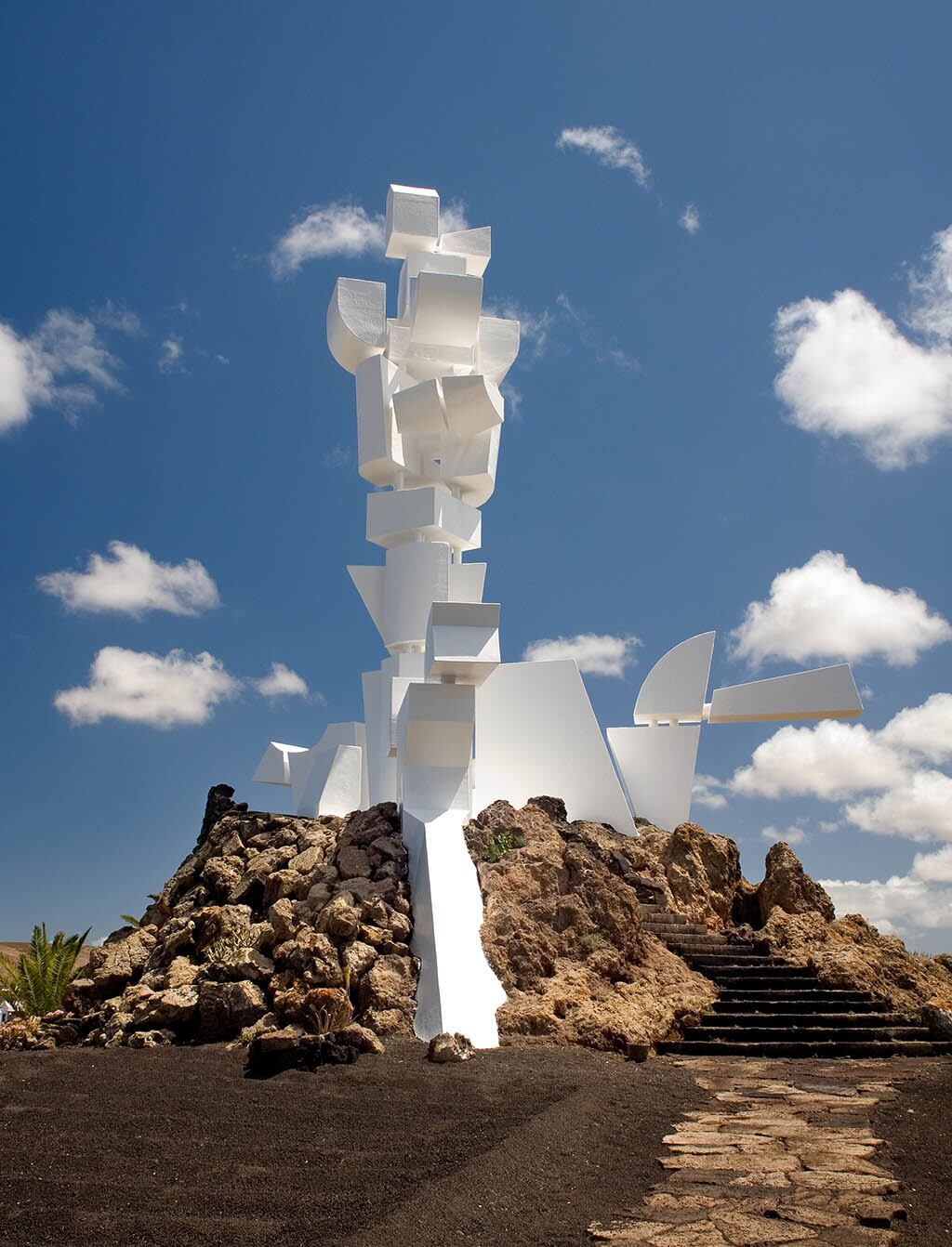 Escultura de la Fecundidad, en la entrada de la Casa Museo &#039;El Campesino&#039; de Lanzarote.