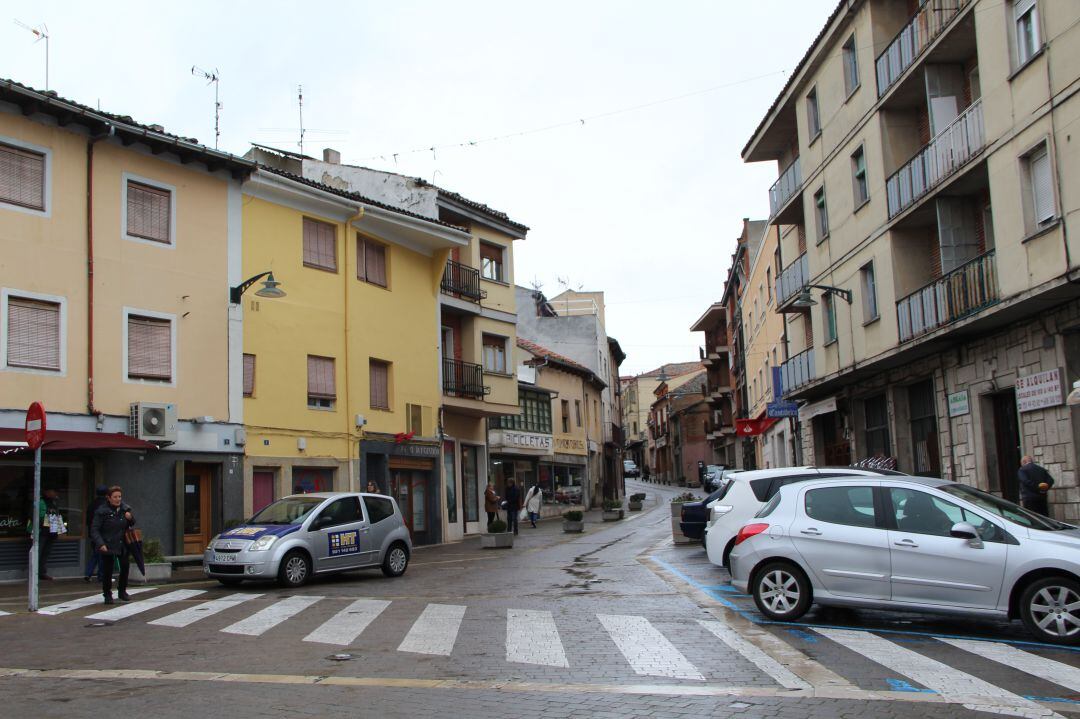 La calle Parras será una de las vías con limitación a 20 kilómetros por hora al tener la calzada y las aceras al mismo nivel