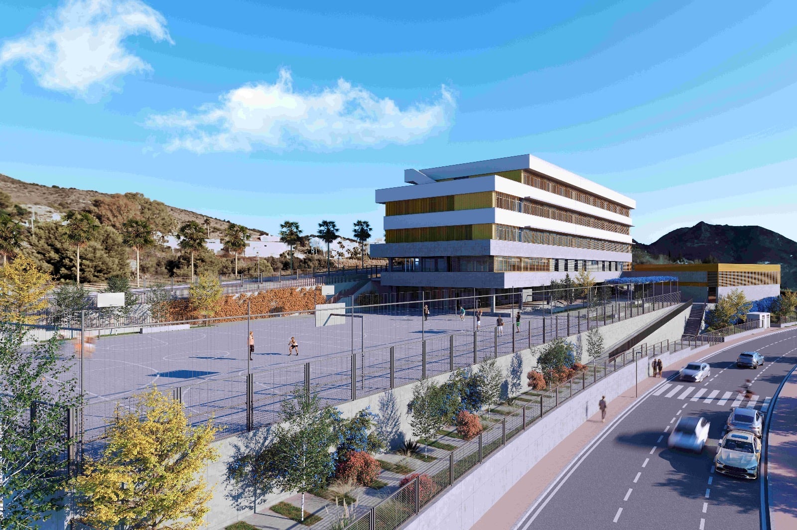 Proyecto de nuevo instituto de secundaria en el Benalmádena pueblo (Málaga)