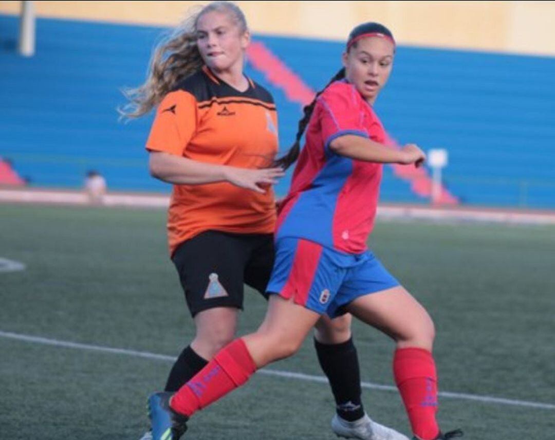 Ainhoa Delgado, jugadora de la UD Lanzarote, convocada varias veces por la Selección Sub 17.