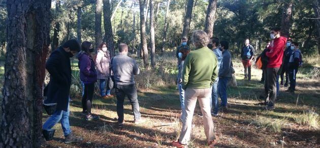 Formación sobre el terreno en la Serranía de Cuenca.