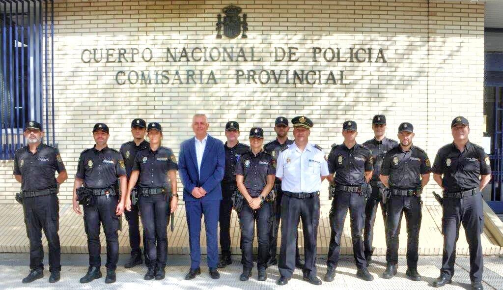 Agentes de la Policía Nacional en Prácticas de Huesca.