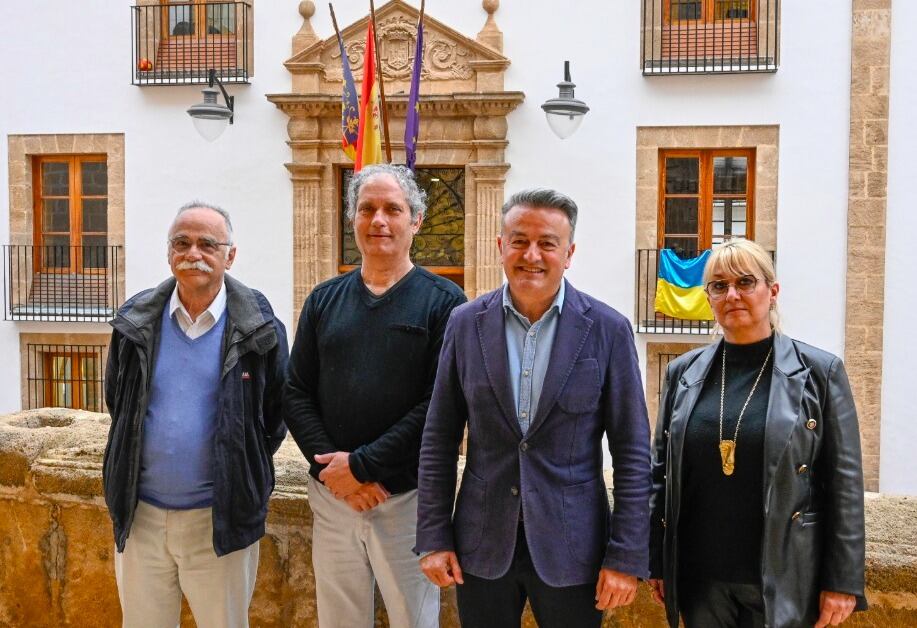 De izquierda a derecha: Luis Santos, Toni Marí, José Chulvi y Andrea Salerno.