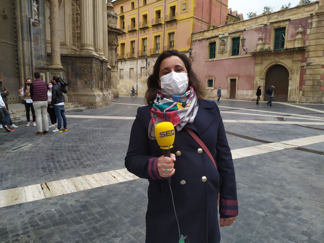 La documentalista, María Luján, autora junto a Tomás García del documental &#039;Huerta y Salud&#039; que se estrena en el marco de la VI Semana de la Huerta de Murcia