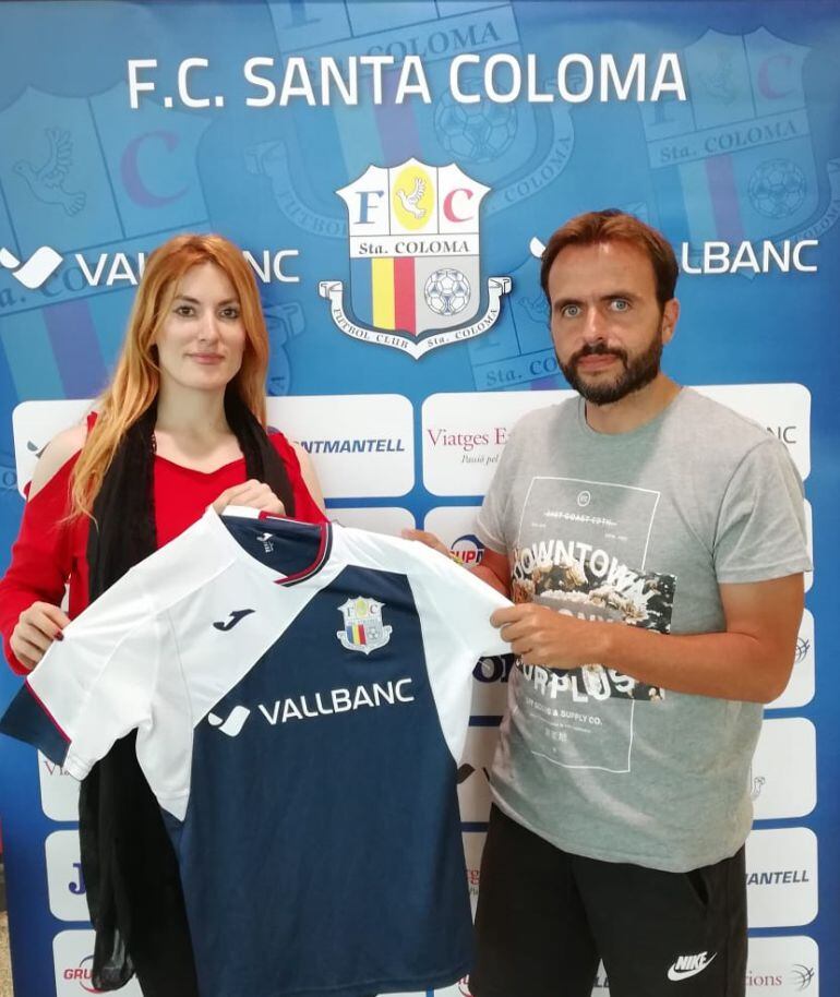 Imatge de la presentació del nou tècnic, Marc Rodríguez Rebull.