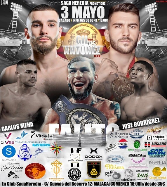 La Saga Heredia sede de una gran velada de boxeo el próximo 3 de mayo