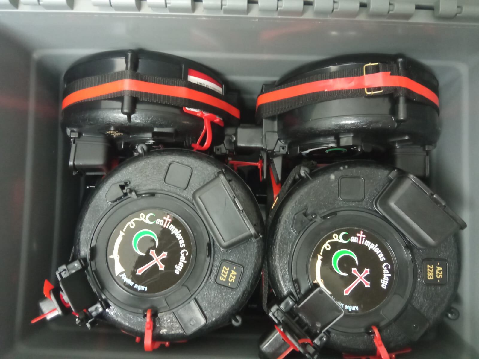 Cantimploras de pólvora para el Día del Alardo en Alcoy