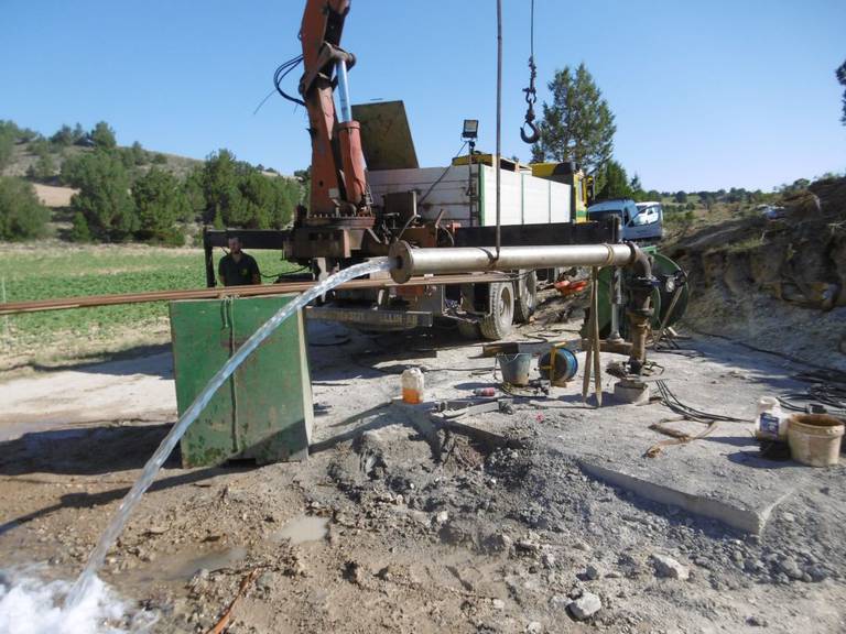 Obra de abastecimiento de agua en la provincia de Guadalajara