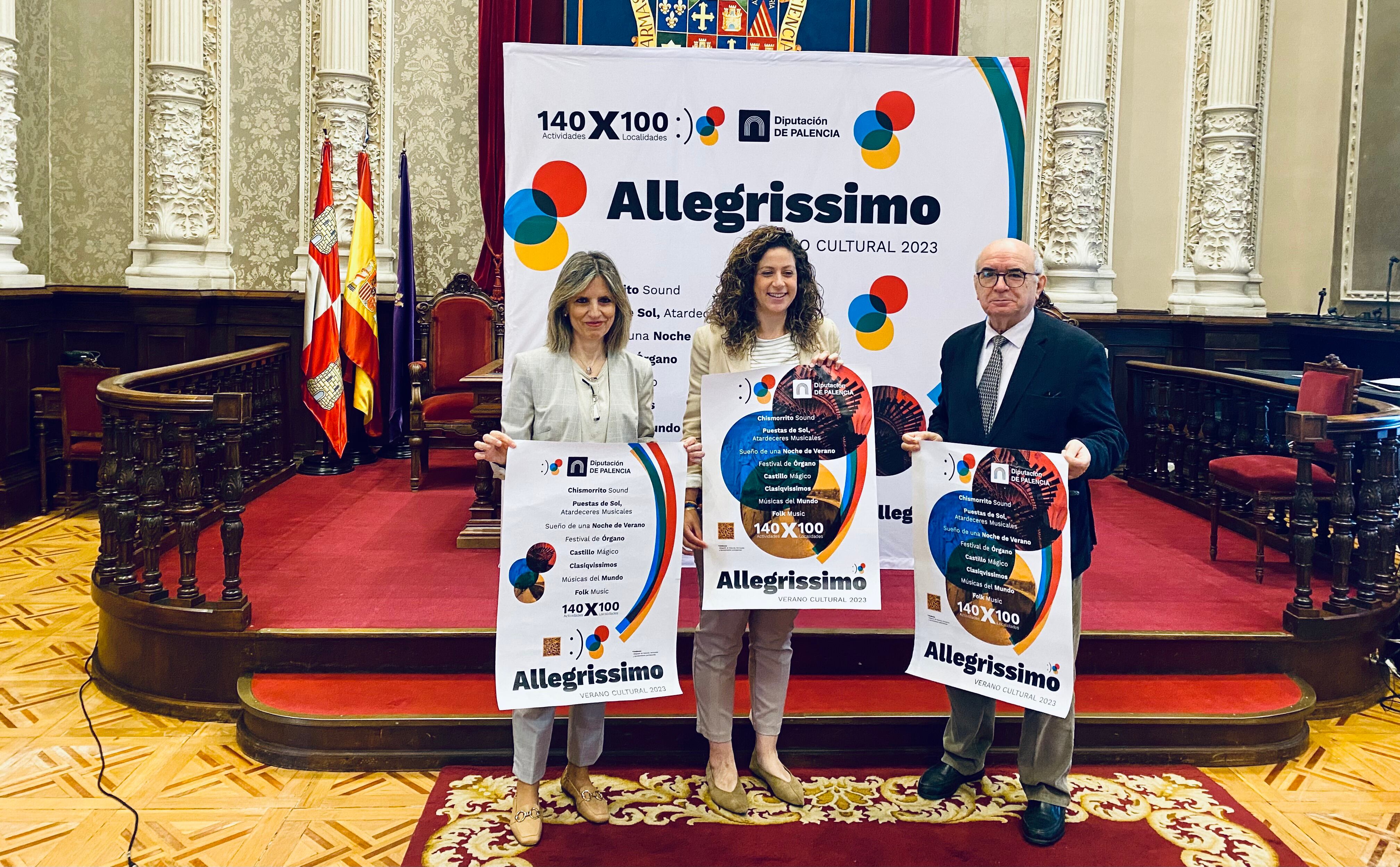 Programación estival Allegríssimo 2023 de la Diputación de Palencia