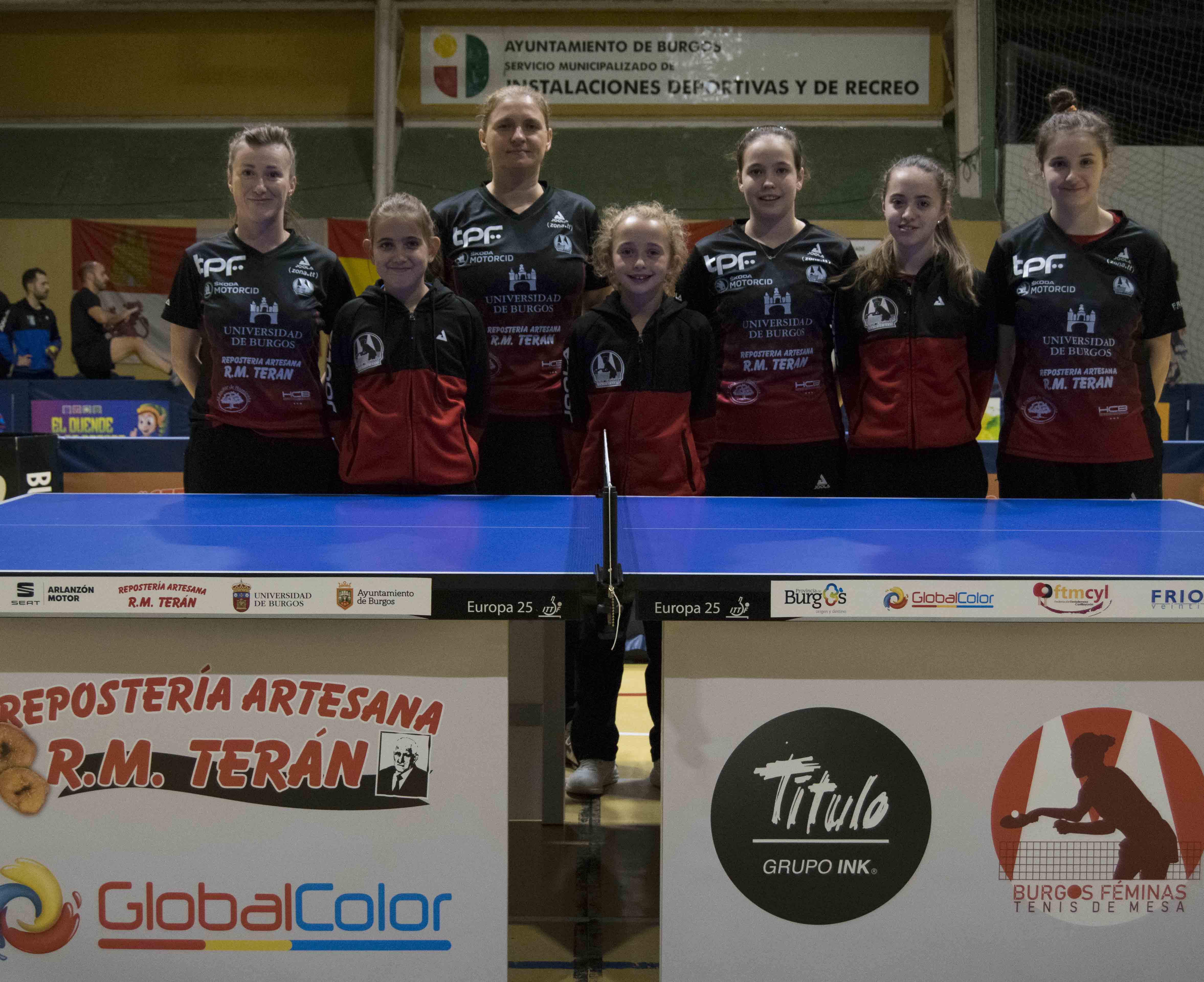 Plantilla del UBU RM Terán 22-23 que ha conseguido el ascenso a la Superdivisión Femenina. / Foto: Burgos Féminas TM