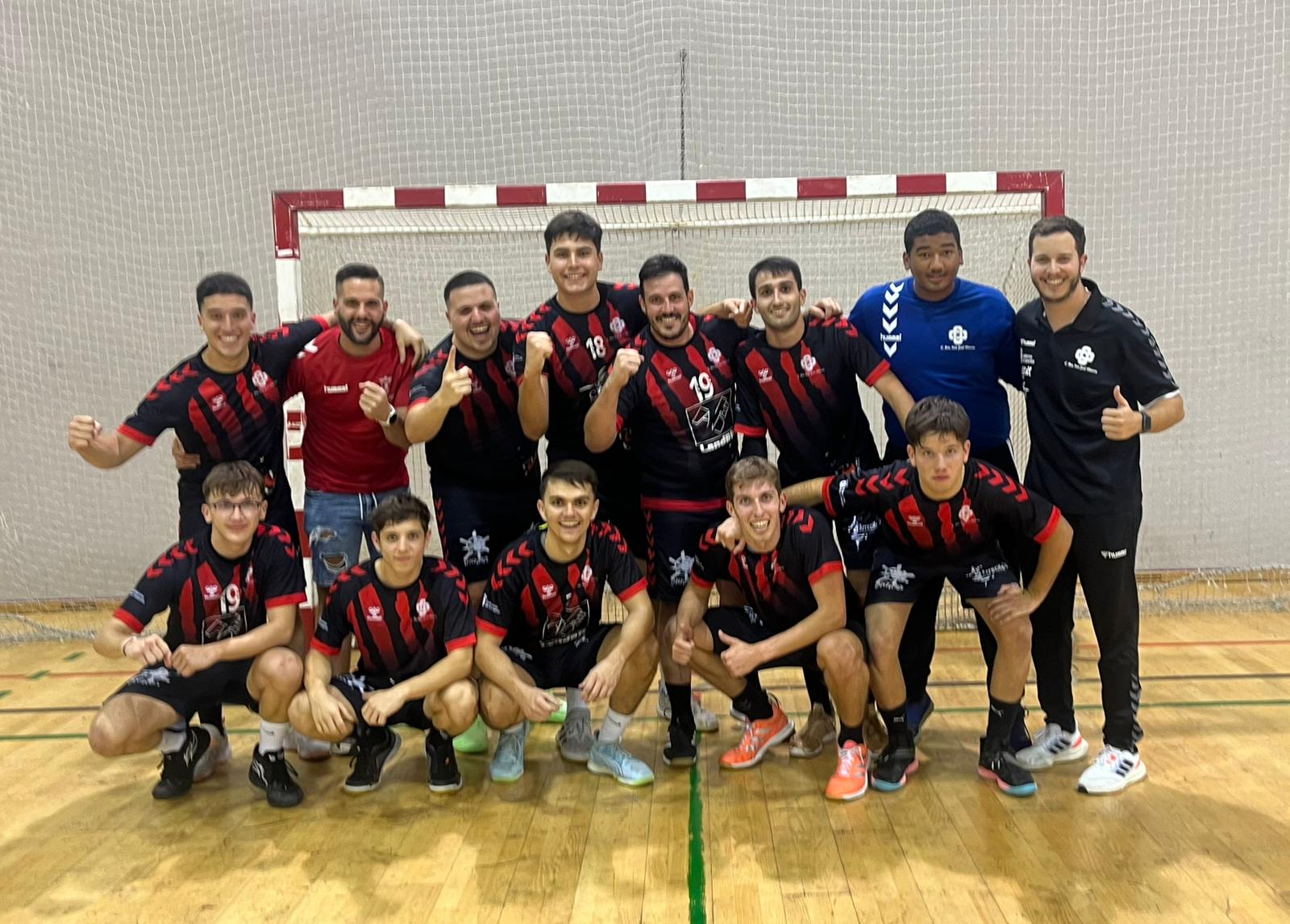 Jugadores del Ca´Mario Lanzarote de balonmano.