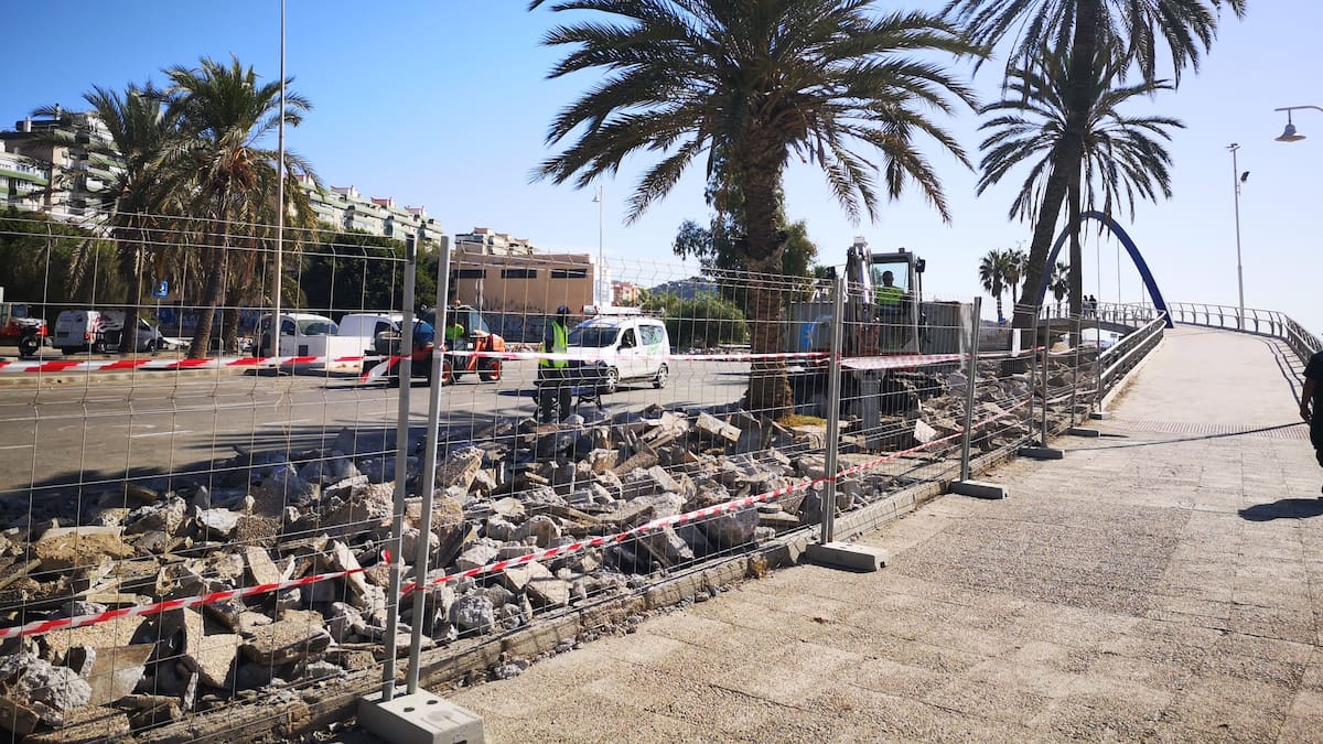 Preocupación e incertidumbre en Pedregalejo por las obras del paseo marítimo