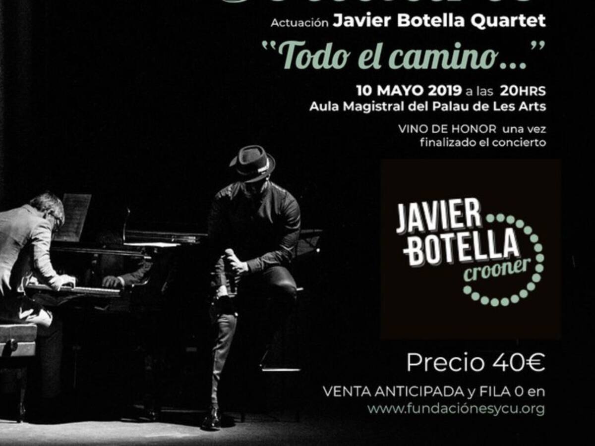 El crooner Javier Botella muestra su lado más solidario
