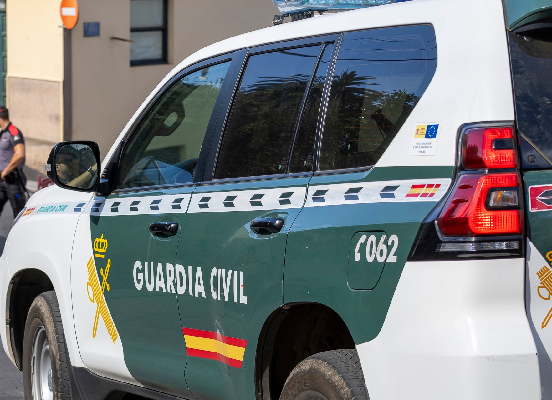 Vehículo oficial de la Guardia Civil