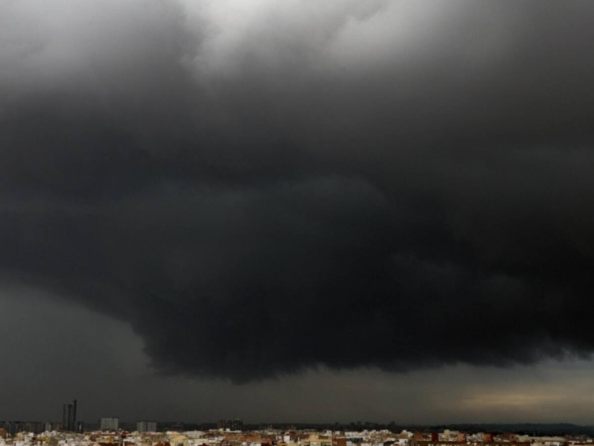 Lluvia, granizo, viento y hasta un terremoto