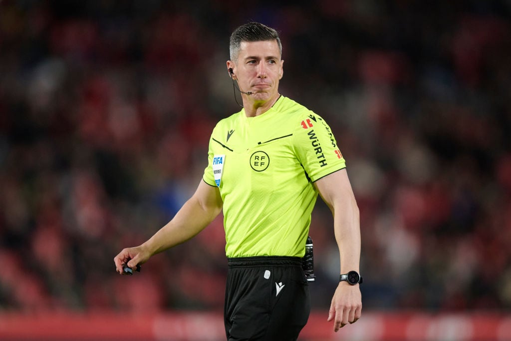 Soto Grado en el partido de LaLiga EA Sports entre el RCD Mallorca y el Deportivo Alavés.