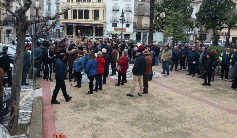 Minuto de silencio por el joven fallecido