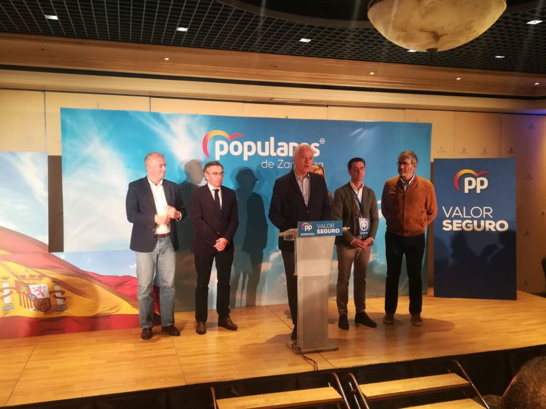 Eloy Suárez, en la noche electoral