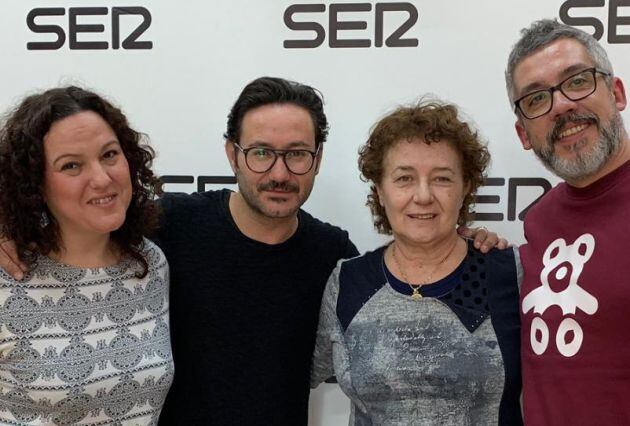 Carlos Santos y Beatriz Carvajal visitaron el programa Hoy por hoy, horas antes del estreno de &#039;Volvió una noche&#039;, en el Teatro Romea de Murcia