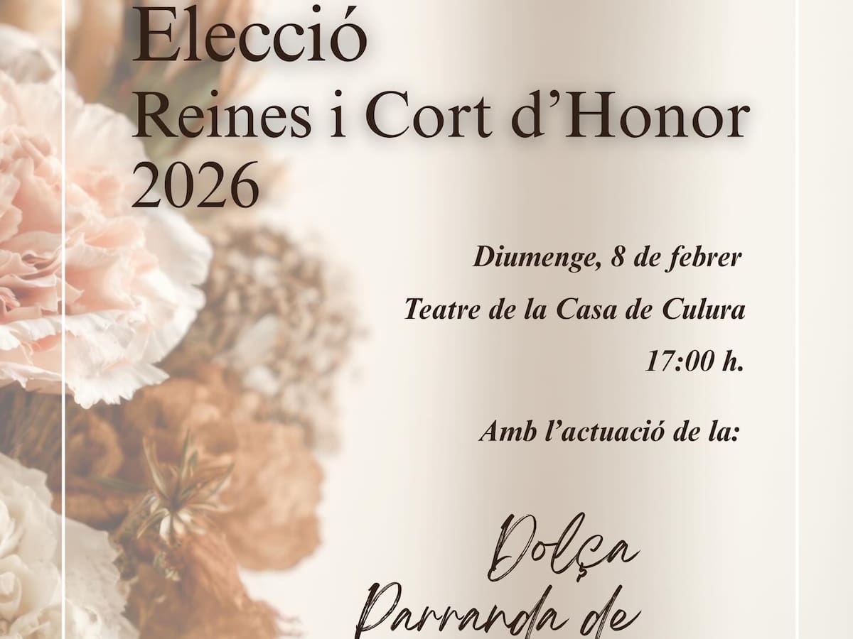 Cañada elige el 8 de febrero a las Reinas de fiestas y sus Cortes de Honor