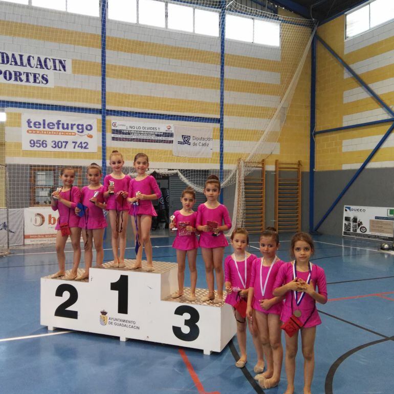 Algunas de las chicas de la cantera del CGRJ 