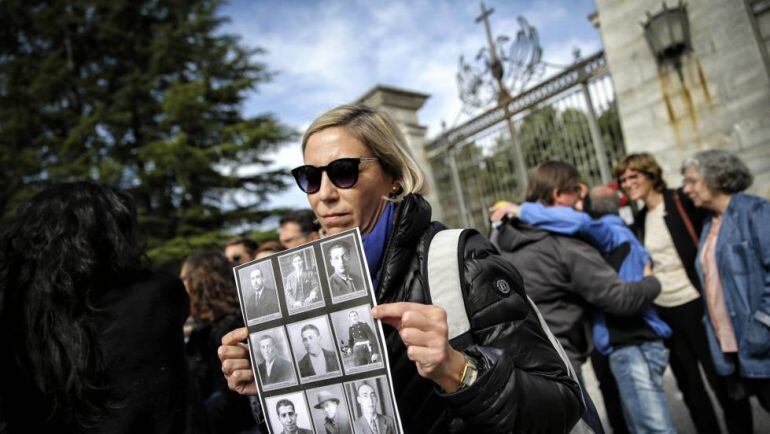 Silvia Navarro, miembro de una de las organizaciones que representan a las familias de las víctimas de la guerra civil