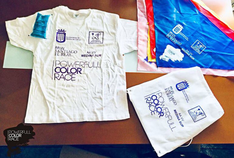 Los participantes ya están recogiendo el material para participar en la Powerfull Color Race