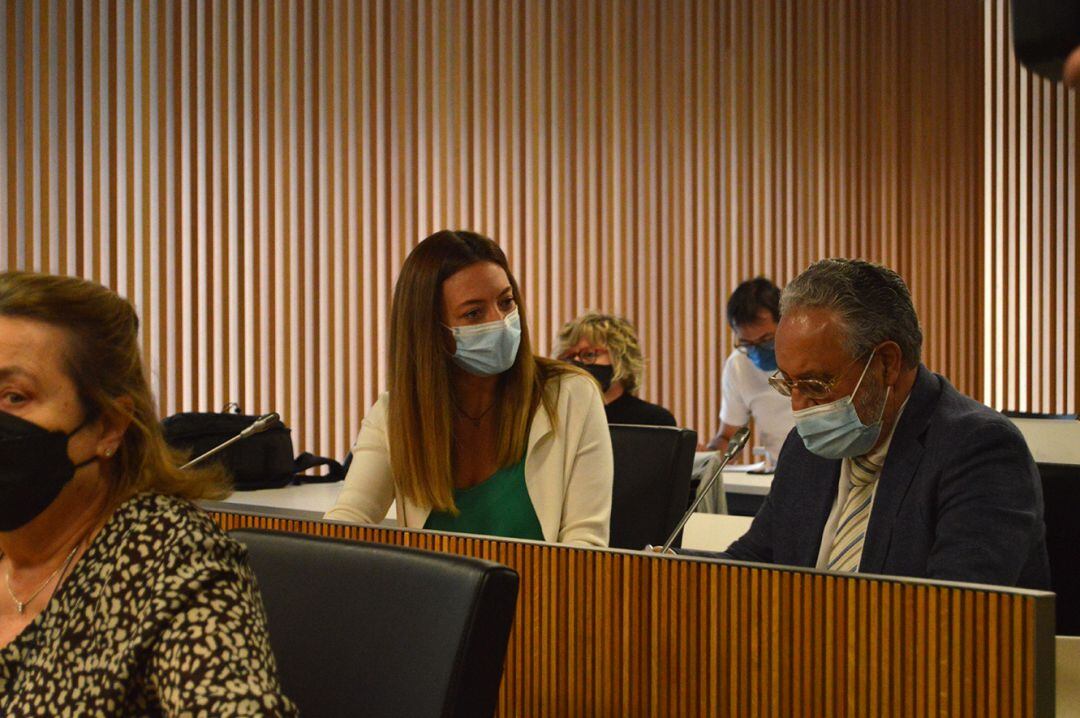 La secretària d'Estat de Salut, Helena Mas, i el doctor Pere Bonet