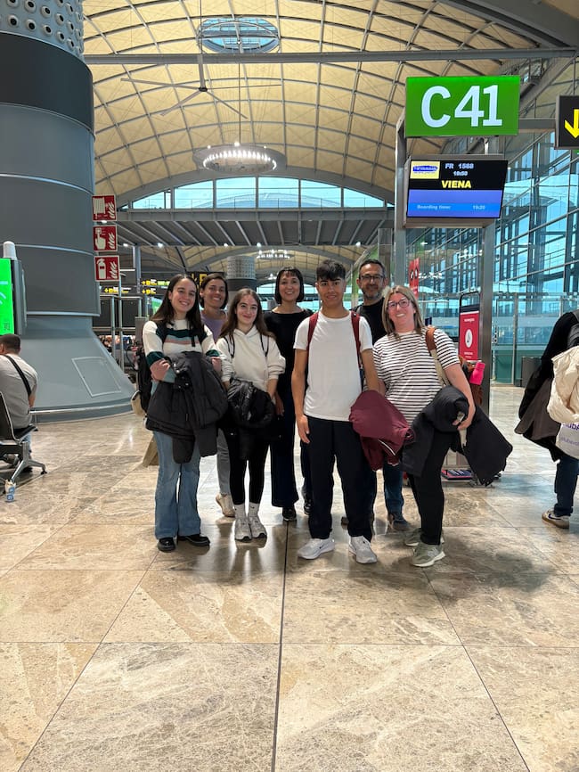 Alumnos del Hnos Amorós en Viena