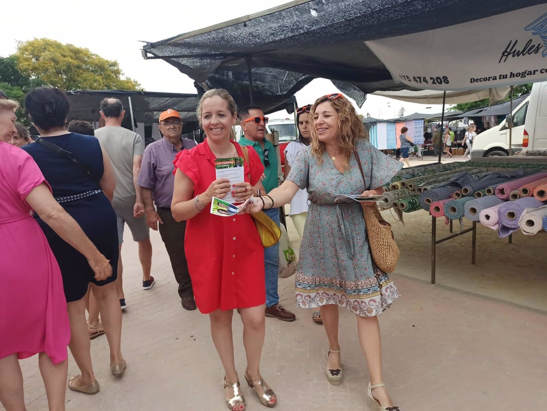 Lucía Rodríguez y Ana Sumariva, concejalas de CS en Sanlúcar, en una imagen de archivo