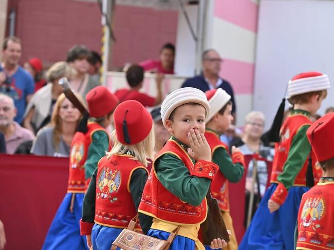 Bando Marroquí en el desfile de la Esperanza