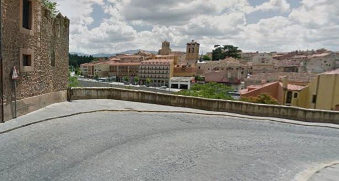 Calle de San Juan donde se quiere instalar la estatua