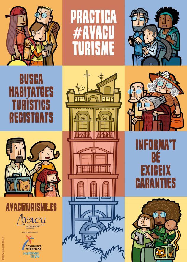 Cartel #AvacuTurisme