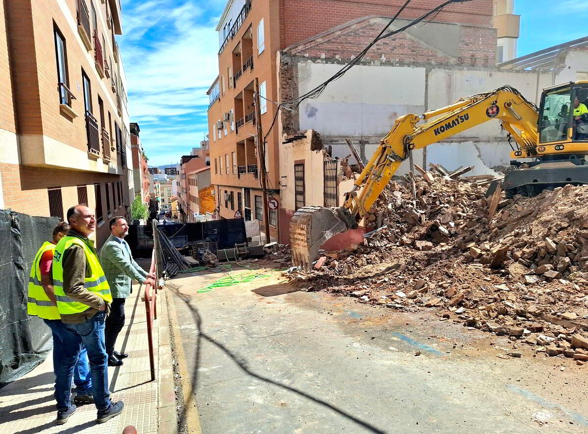 Demolición antiguo Fray Andrés de Puertollano