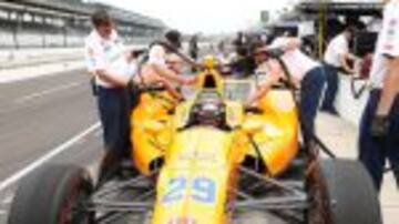 La progresión de Fernando Alonso en los entrenamientos de Indianápolis