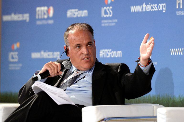 Tebas, durante una conferencia