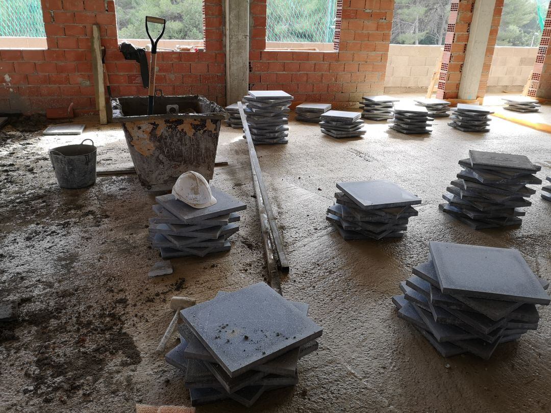 Imagen de una de las obras que se está llevando a cabo